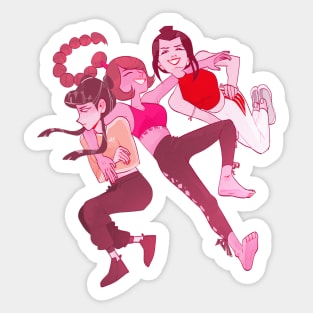 Azula, Mei, and Ty Lee Sticker